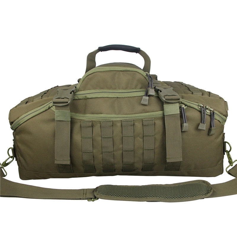 LQARMY 3 Way Duffel Bag Waterproof Travel Bag Unisex Gear