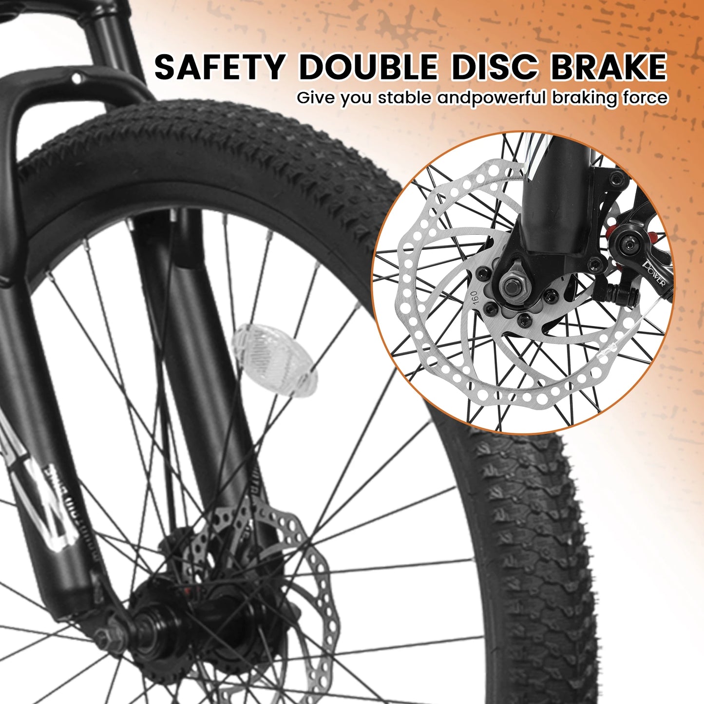 Ecarpat Full Suspension Mountain Bike Unisex 21 Speed Disc Brakes