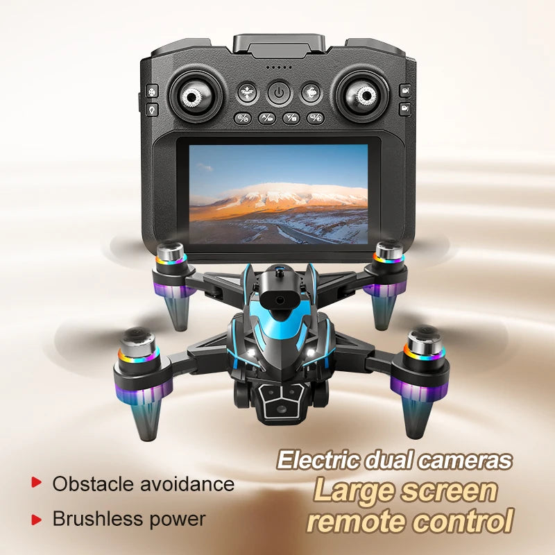 Drone With 4K Recording and Three Cameras on 3-Axis Gimbal