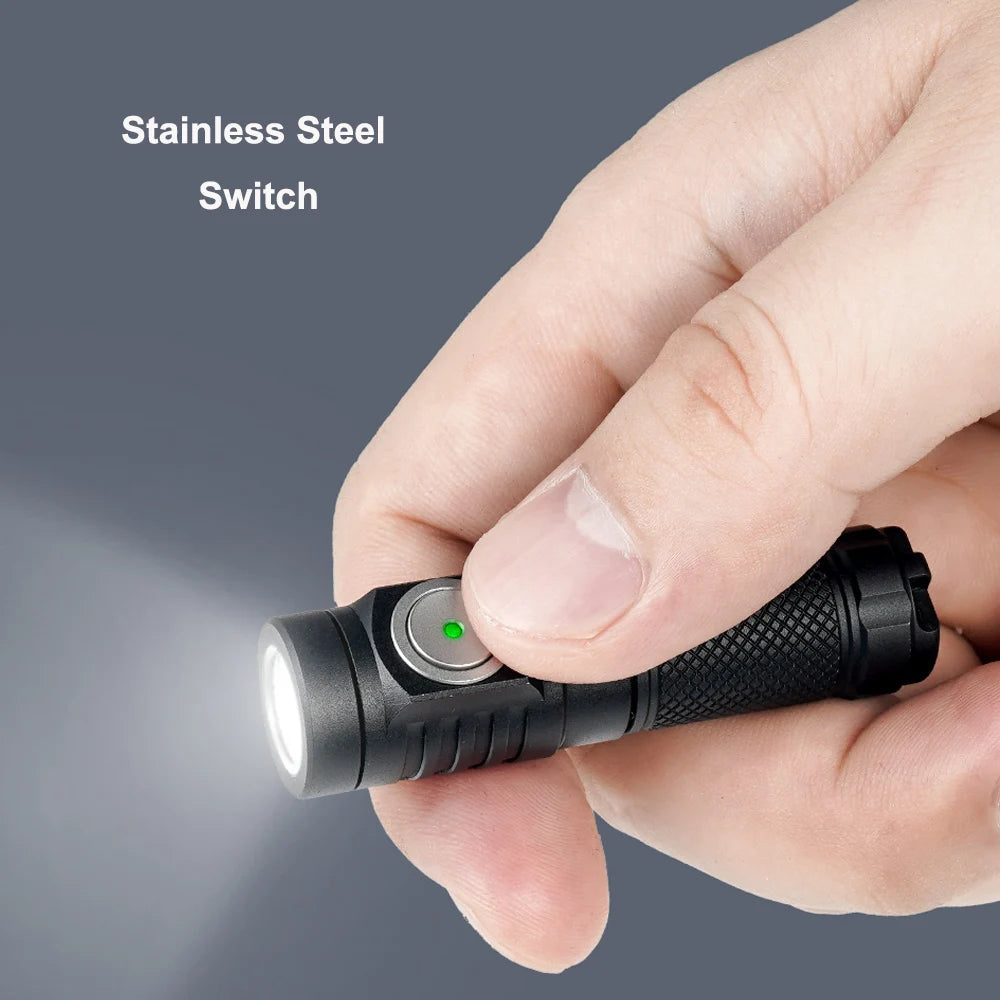 Keychain flashlight Camping Hiking LED Flashlight pocket tool 720 Lumens 115m Range 5 Modes USB-C Rechargeable Lumintop Frog