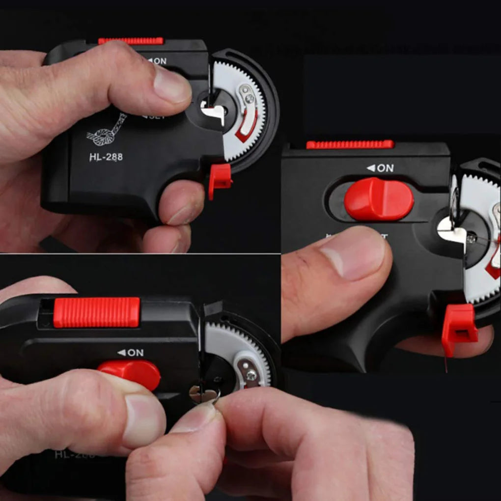 Elenxs Automatic Portable Electric Fishing Hook Line Tying Machine