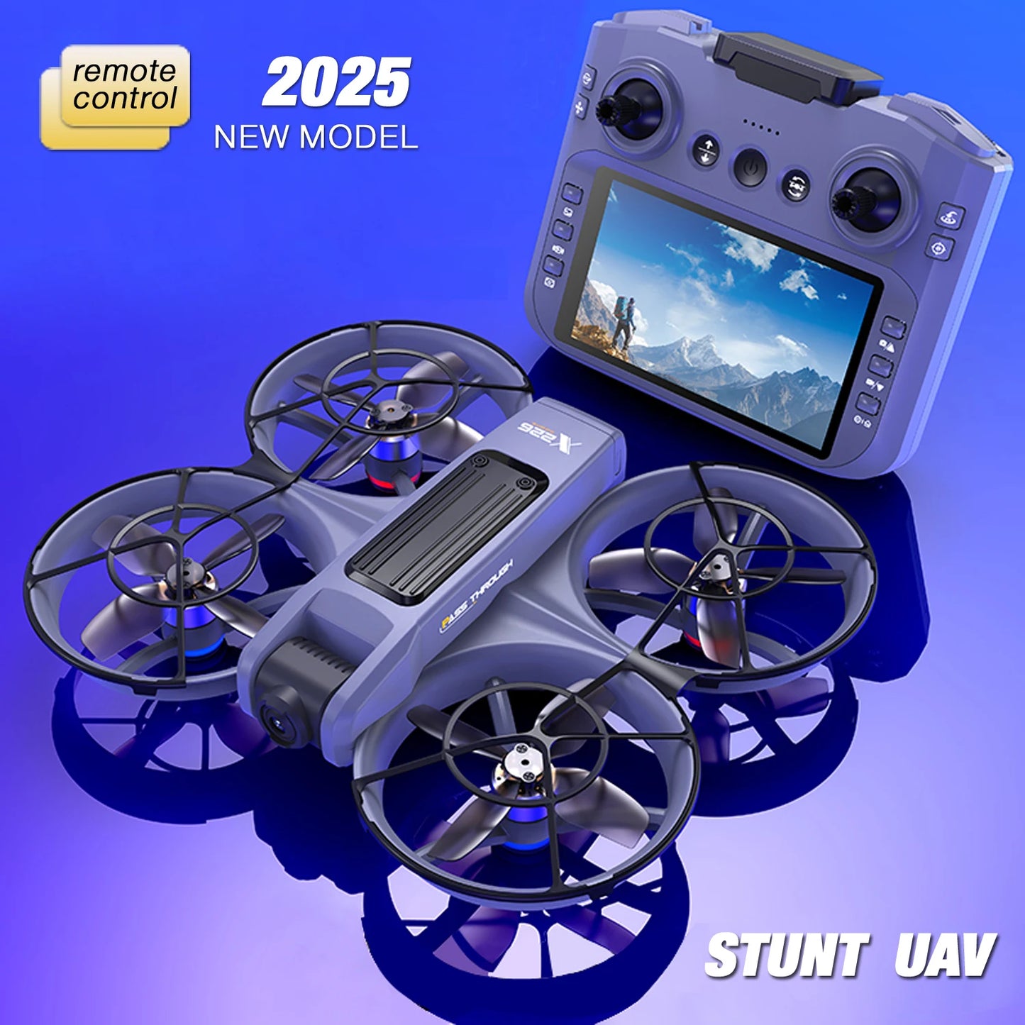 Foldable Quadcopter Drone With Dual Cameras And Brushless Motors