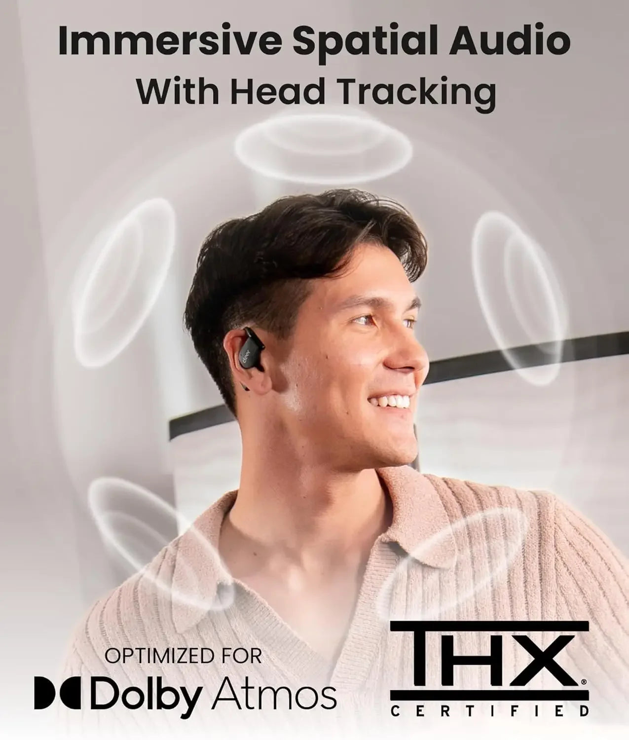 JHLU Cleer ARC 4 Plus Open Earbuds True Wireless Audio