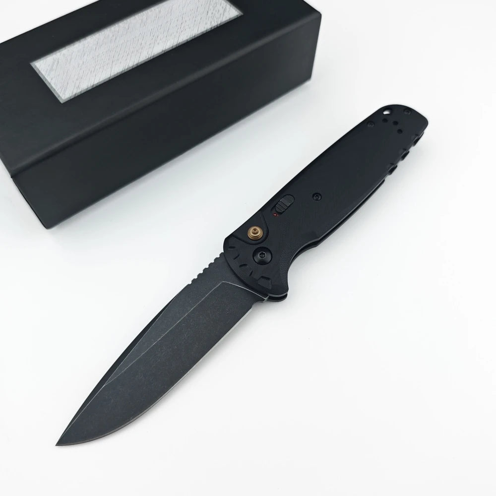 BM 4300 Folding Knife G10 Handle Wilderness Exploration, Hunting, Camp Survival, Ergonomic Handle, EDC Multi-functional Knives