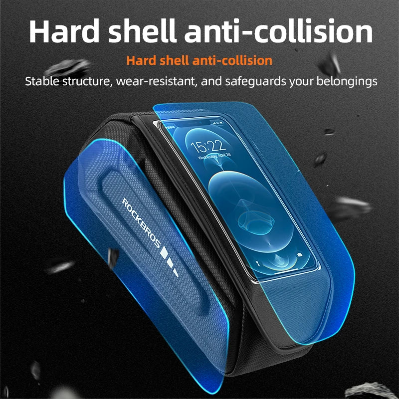 Rockbros Top Tube Bag Touch Screen Phone Holder Waterproof