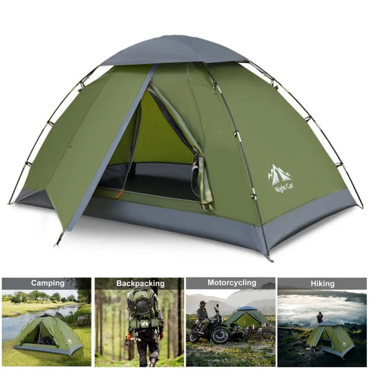 1-2 Person Lightweight Backpacking Tent Camping Tent Waterproof Portable Hiking