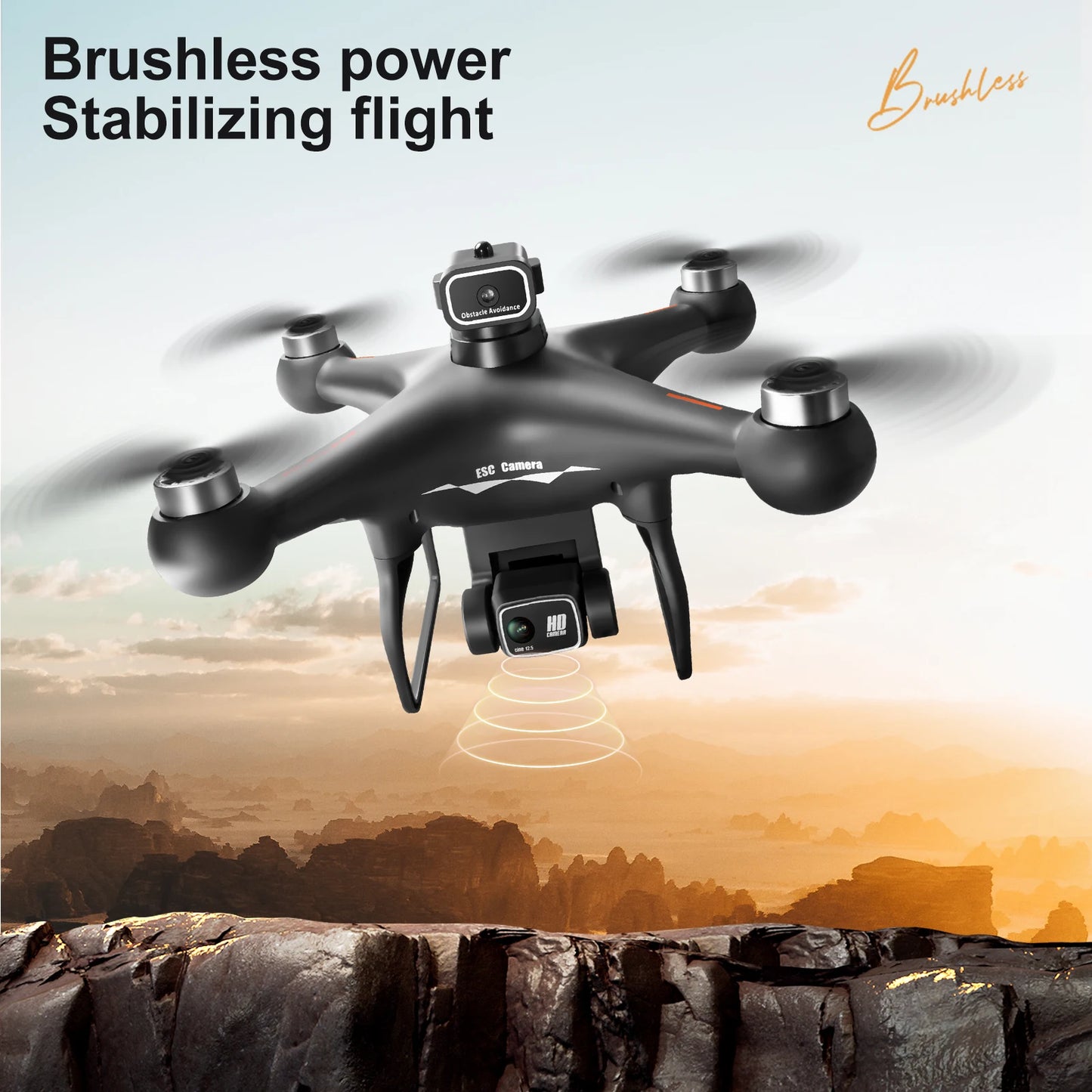 ZNLYRION S116 RC Drone With Brushless Motors Carry Bag Included