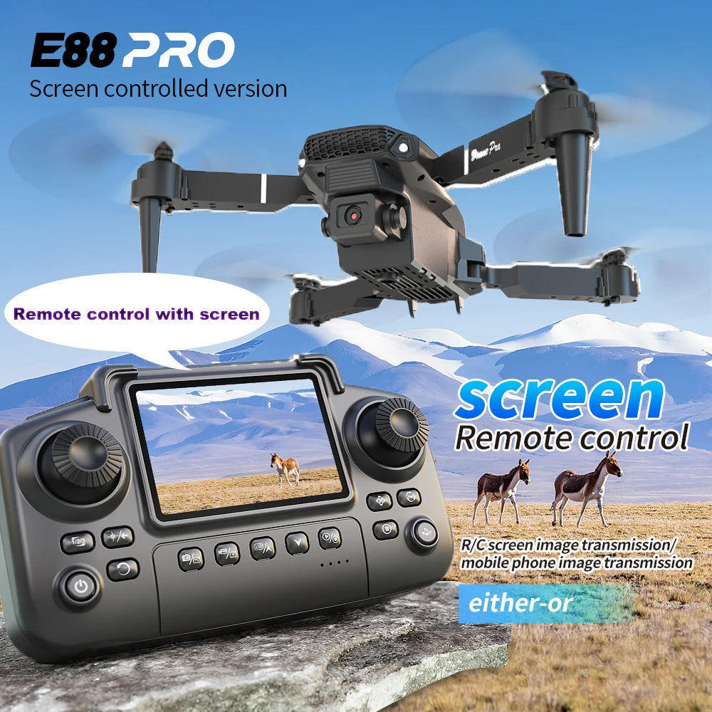 E88PRO Drone 8K 5G Dual Camera Quadcopter With Remote Control