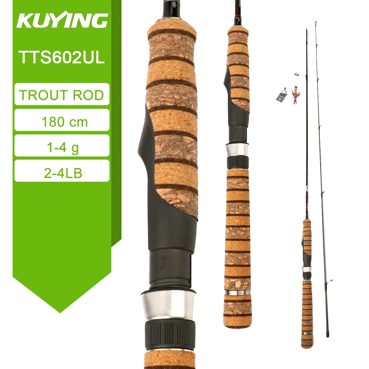 Kuying Teton Spinning Casting Rod For Lure Fishing Fuji Parts
