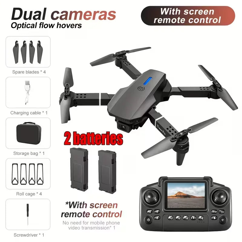E88PRO Drone 8K 5G Dual Camera Quadcopter With Remote Control