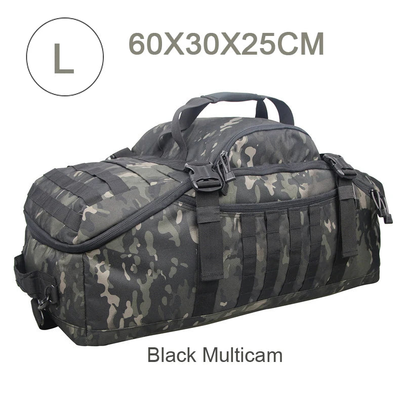 LQARMY 3 Way Duffel Bag Waterproof Travel Bag Unisex Gear