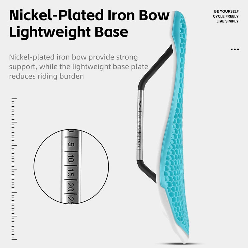 West Biking TPE Honeycomb Saddle For Road And Mountain Bikes