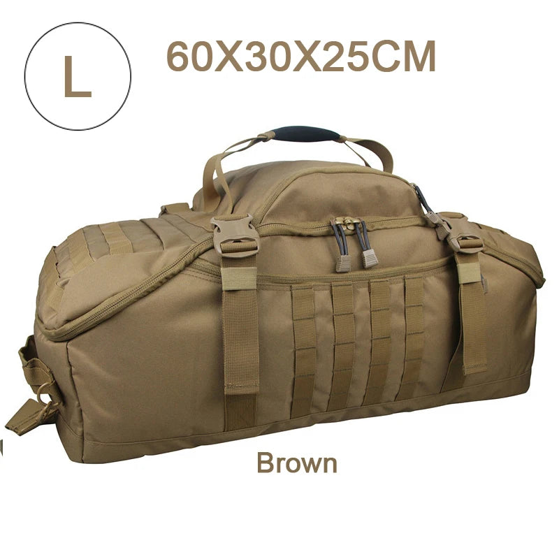 LQARMY 3 Way Duffel Bag Waterproof Travel Bag Unisex Gear