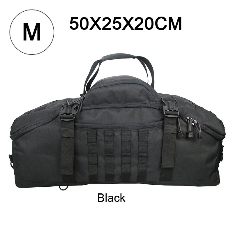 LQARMY 3 Way Duffel Bag Waterproof Travel Bag Unisex Gear