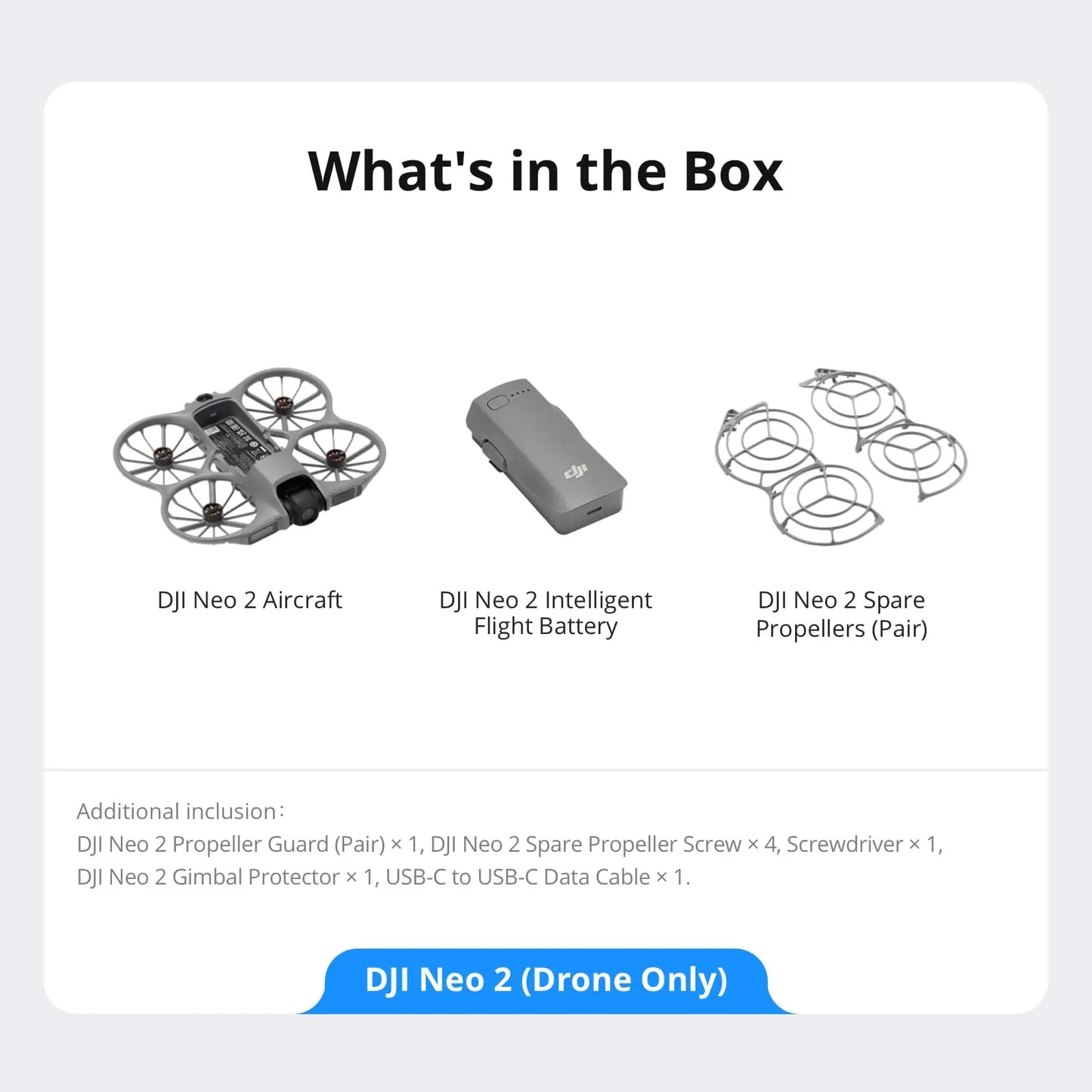 DJI Neo 2 Mini Drone With 4K Camera Gesture Control
