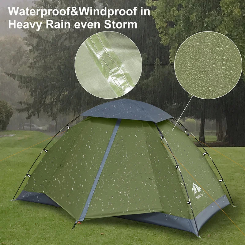 1-2 Person Lightweight Backpacking Tent Camping Tent Waterproof Portable Hiking
