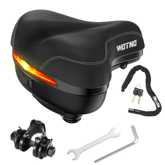 Wide Memory Foam Road Bike Saddle for Women and Men