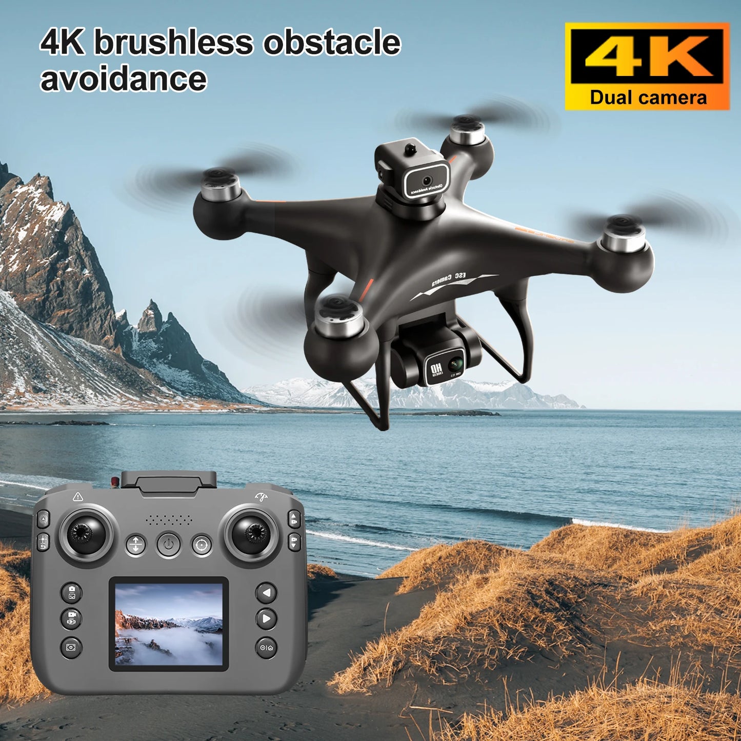 ZNLYRION S116 RC Drone With Brushless Motors Carry Bag Included