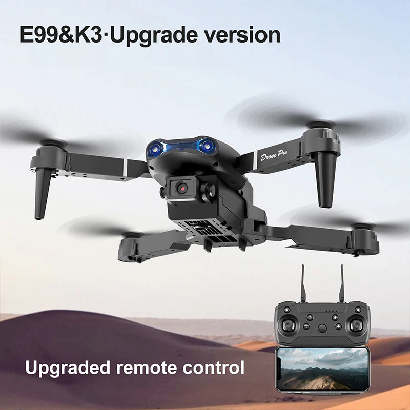 ZNLYRION Dual Camera FPV Drone Optical Flow Hover Foldable Quadcopter
