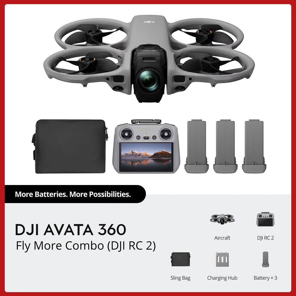 DJI Avata ThreeSixty Dual Modes Drone 1 Inch 8K Imaging