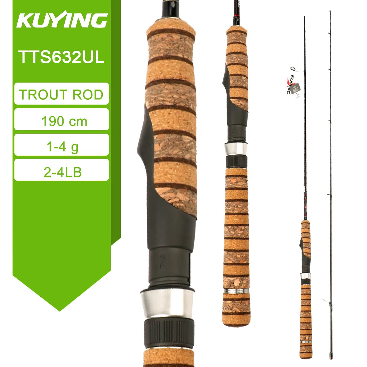 Kuying Teton Spinning Casting Rod For Lure Fishing Fuji Parts