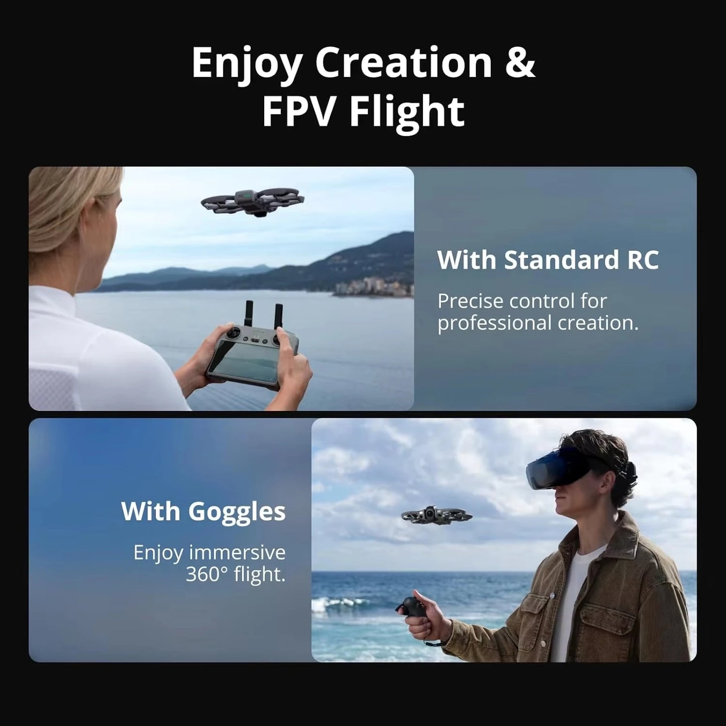 DJI Avata ThreeSixty Dual Modes Drone 1 Inch 8K Imaging