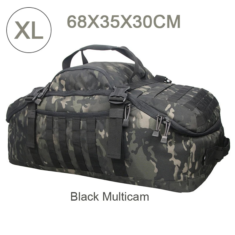 LQARMY 3 Way Duffel Bag Waterproof Travel Bag Unisex Gear