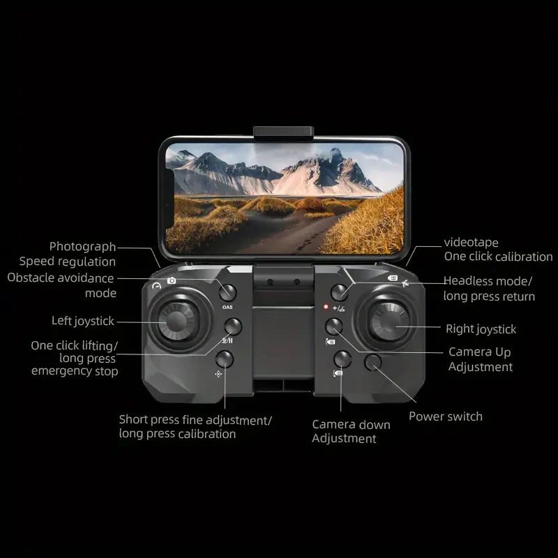 New Model Three Camera Drone With FPV And Optical Flow Positioning