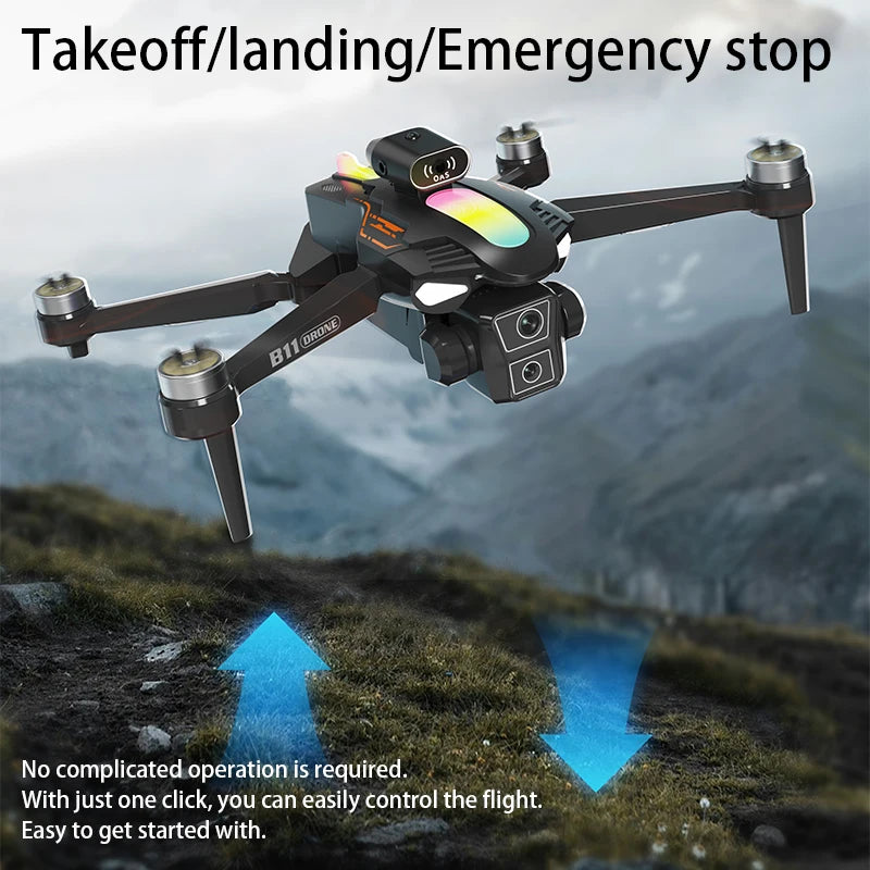 B11Pro WiFi FPV Drone With Dual 4K 1080P Cameras Pro