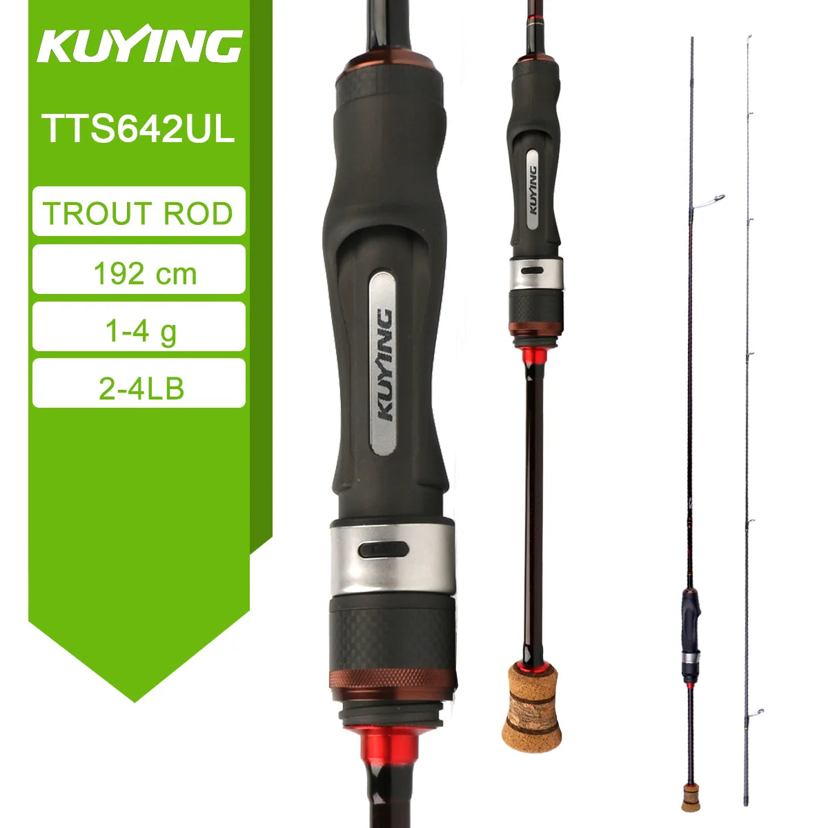 Kuying Teton Spinning Casting Rod For Lure Fishing Fuji Parts