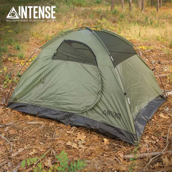 Portable Outdoor Camping 2 Person Waterproof Hiking Folding Dome Tent Camouflage