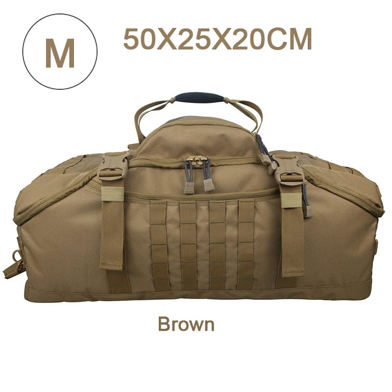 LQARMY 3 Way Duffel Bag Waterproof Travel Bag Unisex Gear