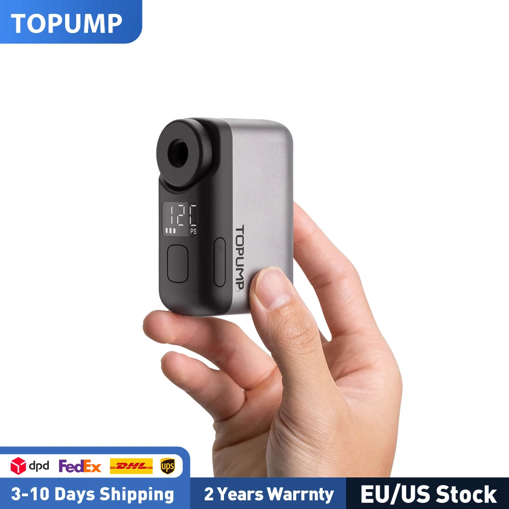 Topump TB2 Pro Electric Mini Portable Bike Pump 120 PSI