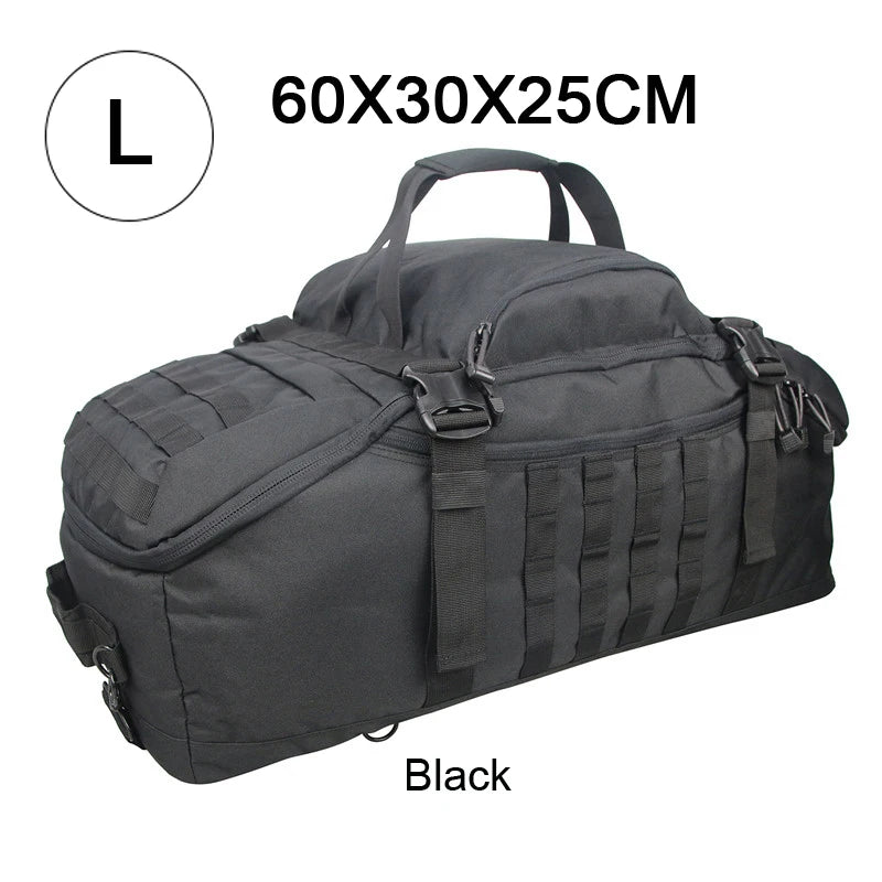 LQARMY 3 Way Duffel Bag Waterproof Travel Bag Unisex Gear