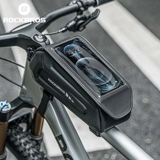 Rockbros Top Tube Bag Touch Screen Phone Holder Waterproof