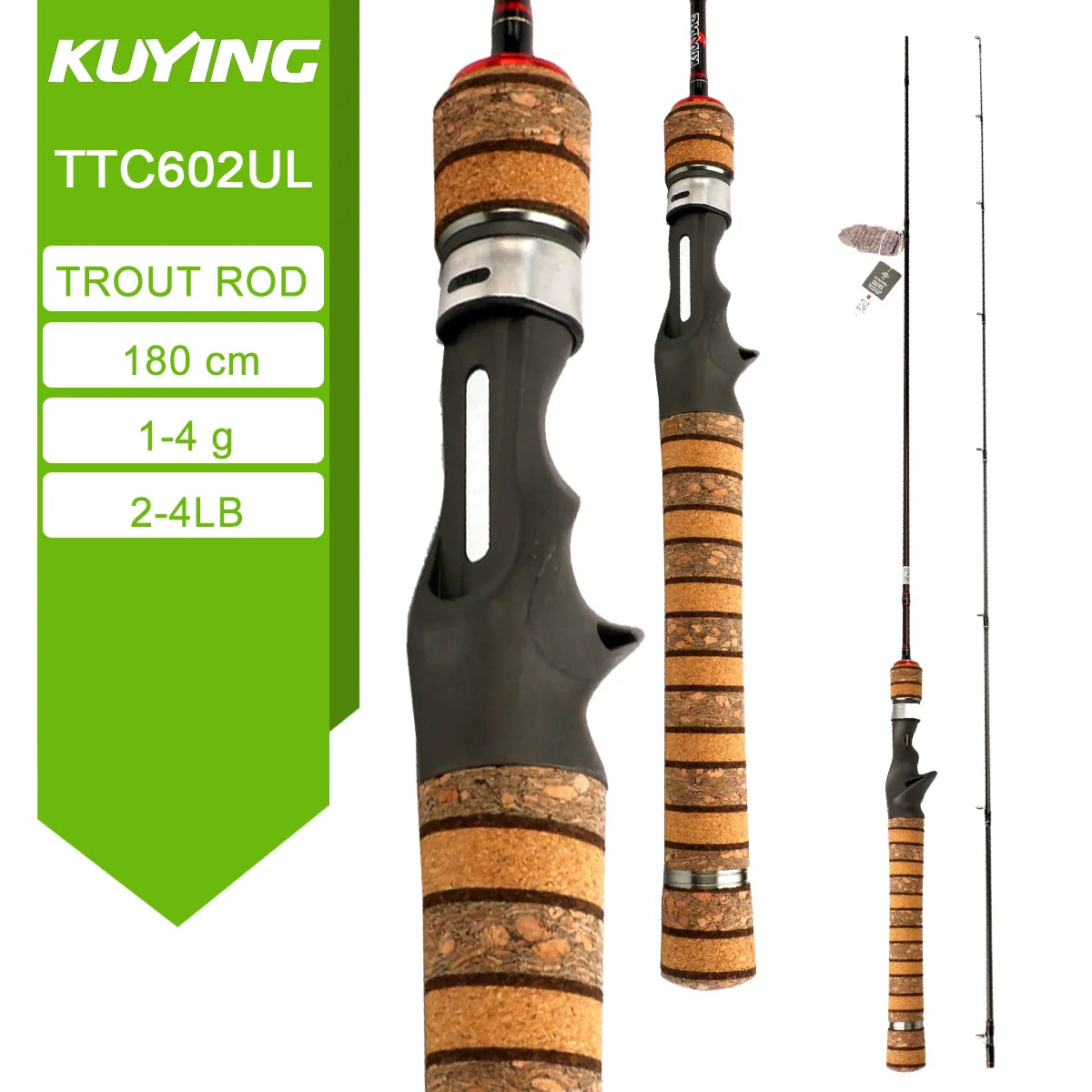 Kuying Teton Spinning Casting Rod For Lure Fishing Fuji Parts