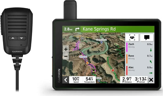 Garmin Tread SxS GPS Navigator with Ulltrabright Display Preloaded Topography Group Ride Radio inReach Technology