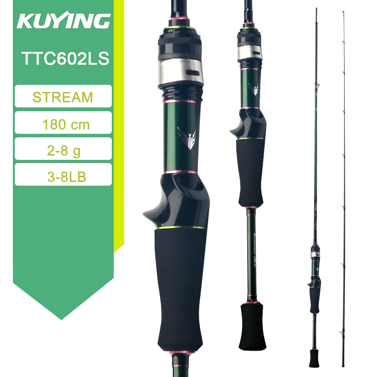 Kuying Teton Spinning Casting Rod For Lure Fishing Fuji Parts
