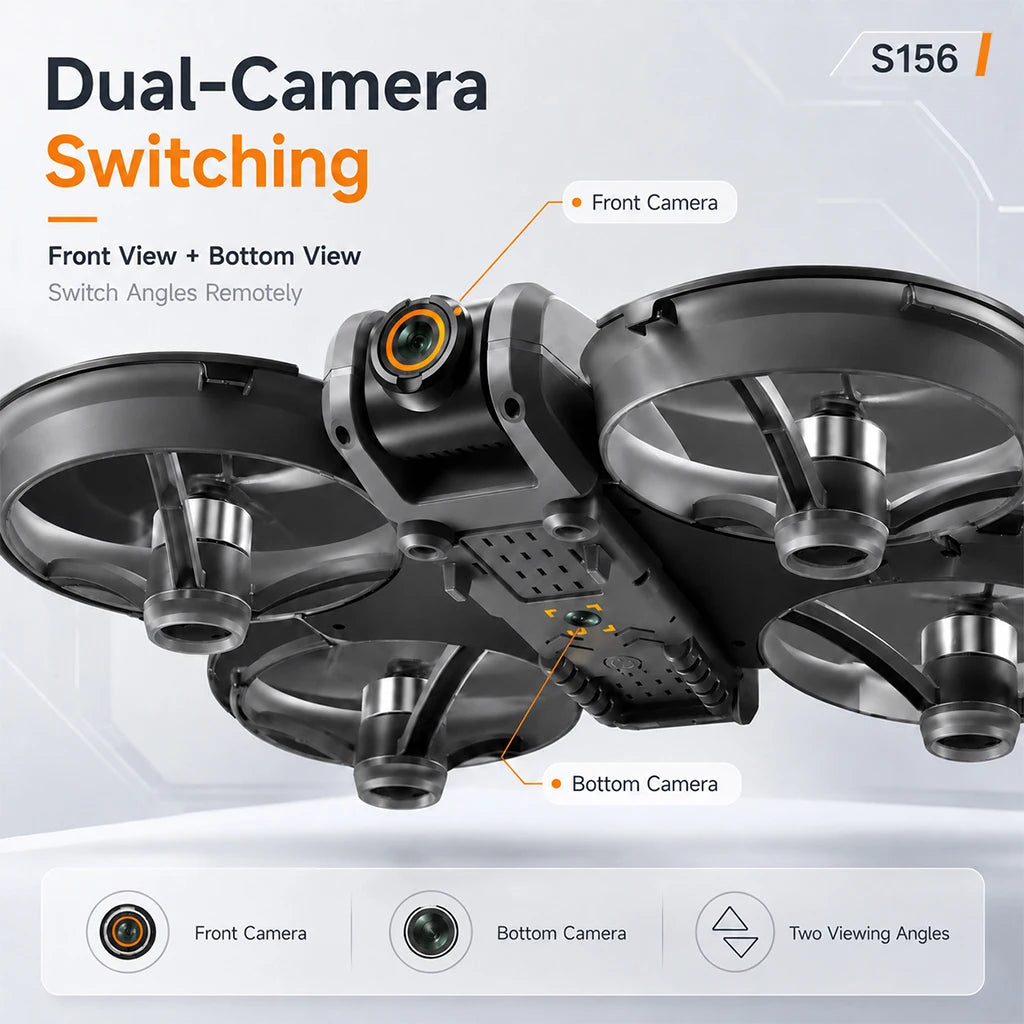 ZNLYRION S156 Drone Dual 8K Camera Quad With FPV Remote