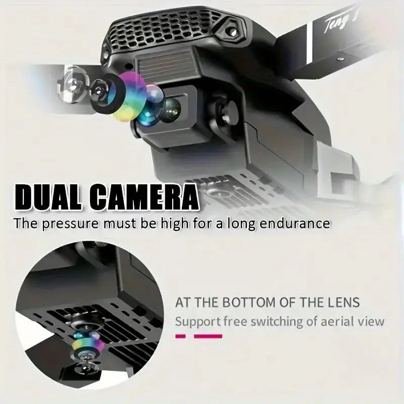 E88 Aerial Photography Drone With Dual Cameras And Battery Pack