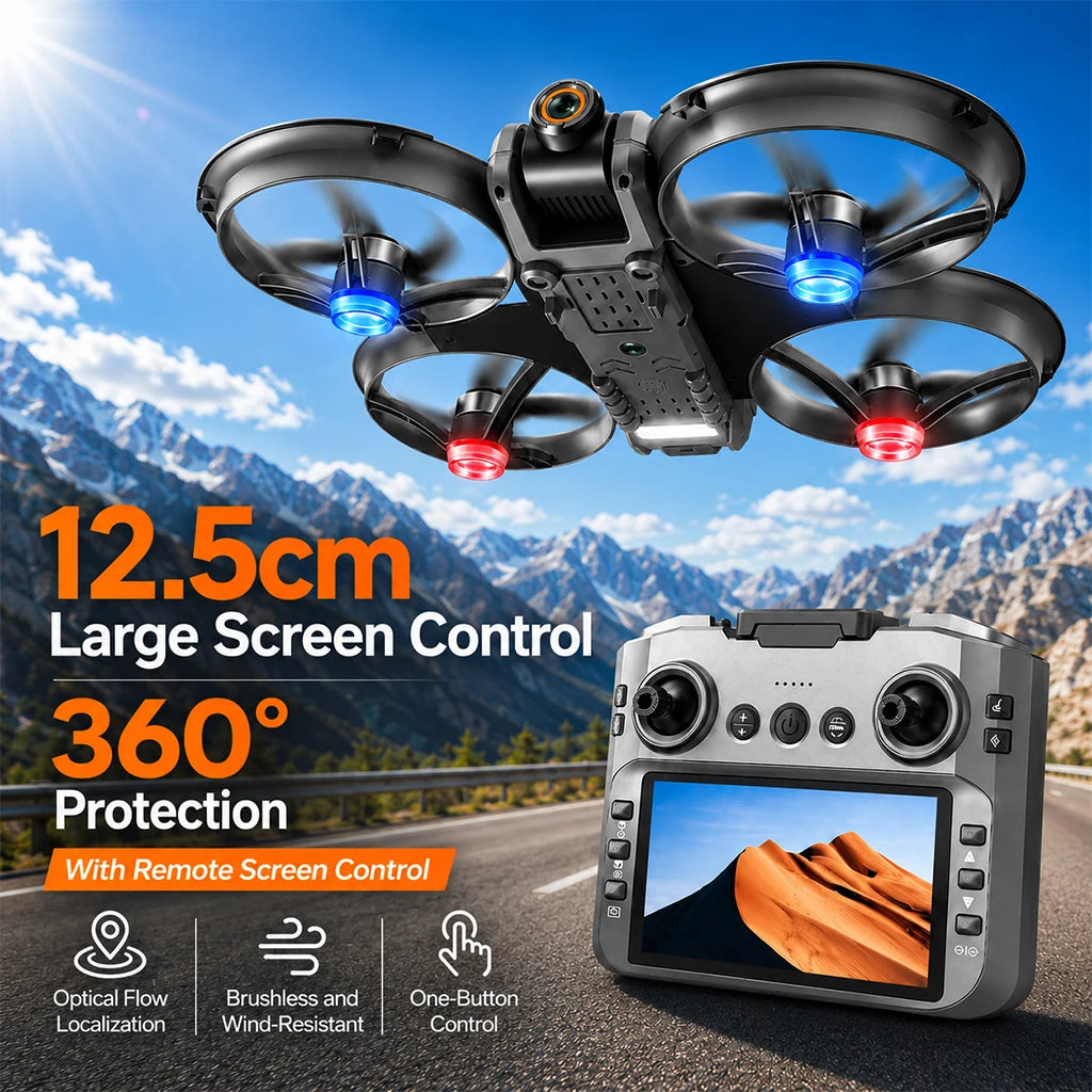 ZNLYRION S156 Drone Dual 8K Camera Quad With FPV Remote