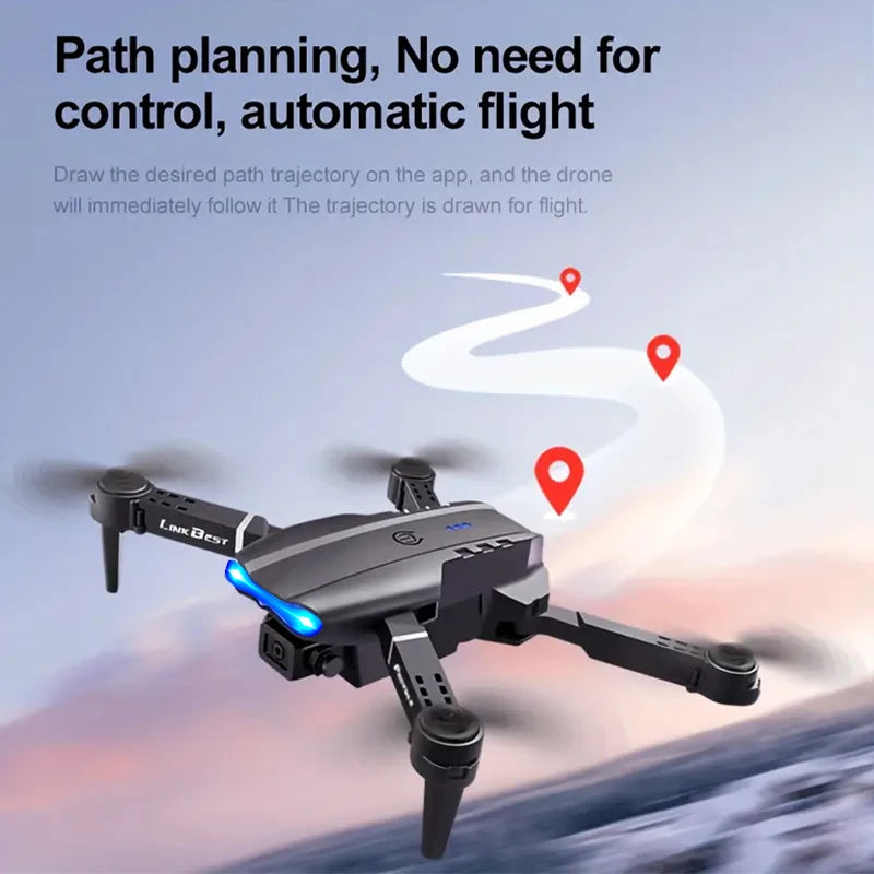 ZNLYRION Dual Camera FPV Drone Optical Flow Hover Foldable Quadcopter