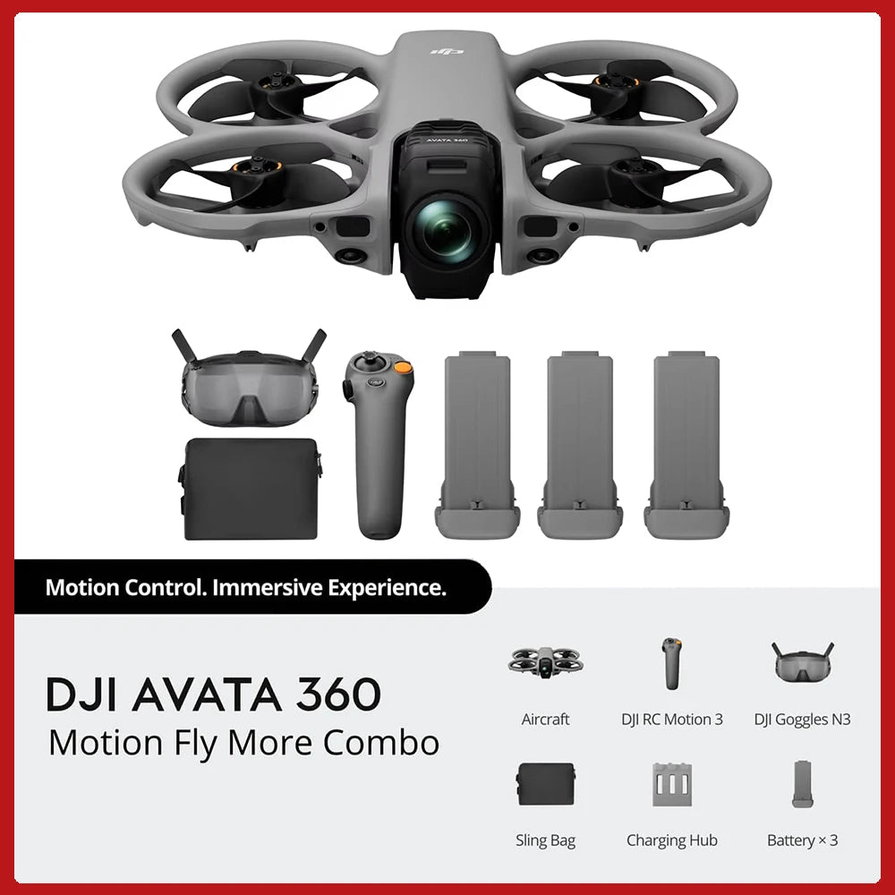 DJI Avata ThreeSixty Dual Modes Drone 1 Inch 8K Imaging