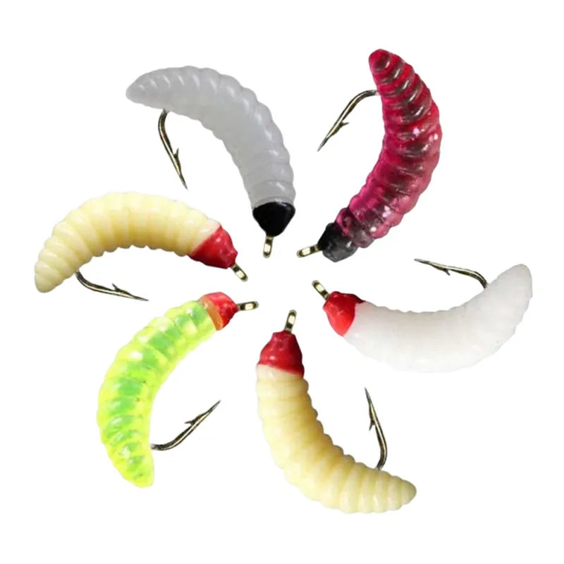 Soft Fishing Bait With Hook Mixed Bionic Baits 29 Pcs Saltwater Freshwater
