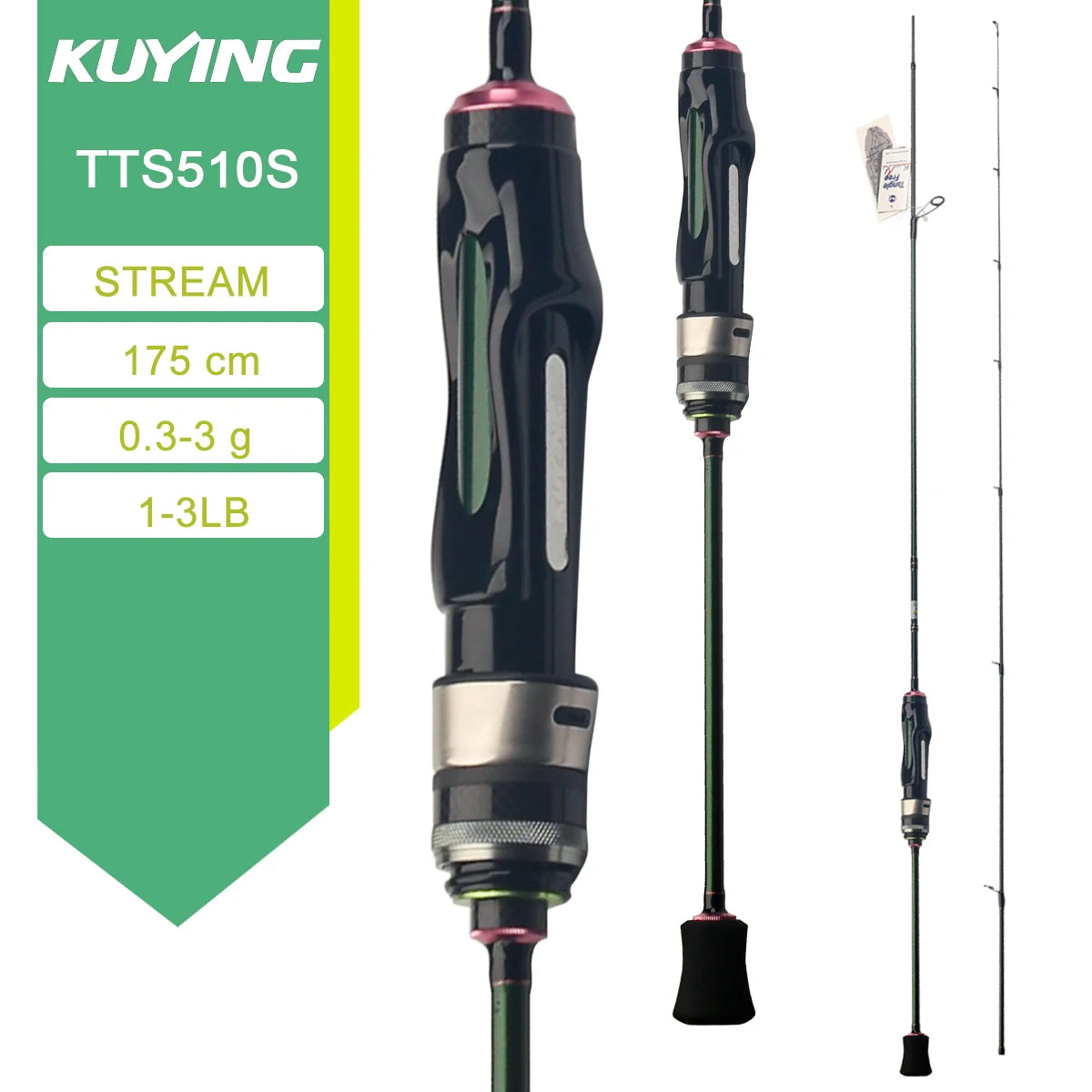 Kuying Teton Spinning Casting Rod For Lure Fishing Fuji Parts