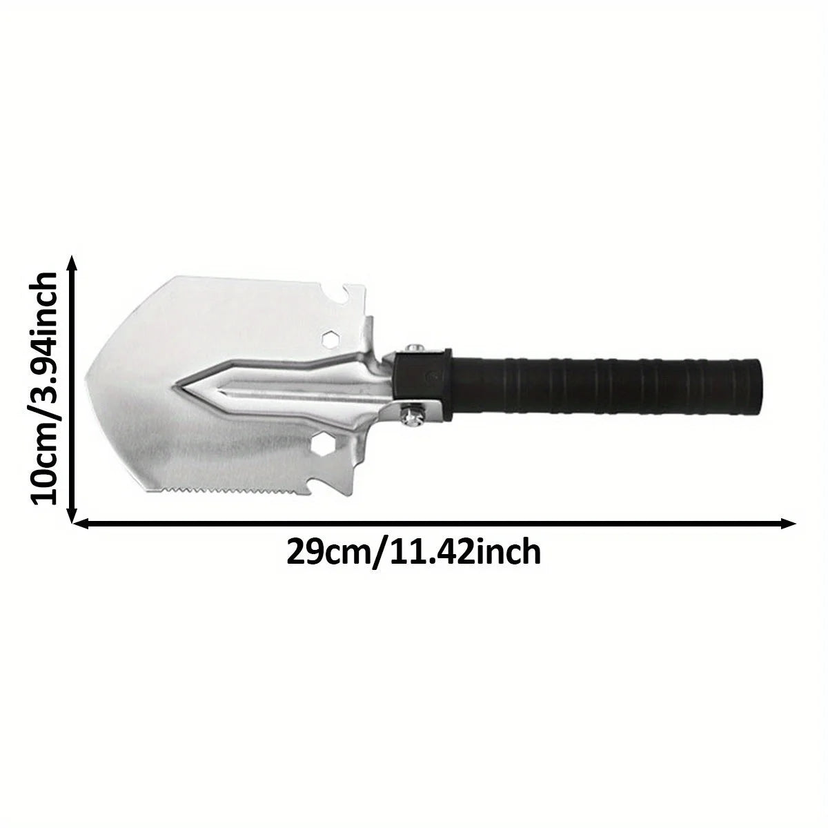 7 in 1 Camping Shovel Small Military Multifunctional Engineering Shovel Portable Jungle Garden Shovel Survival Emergency Tool