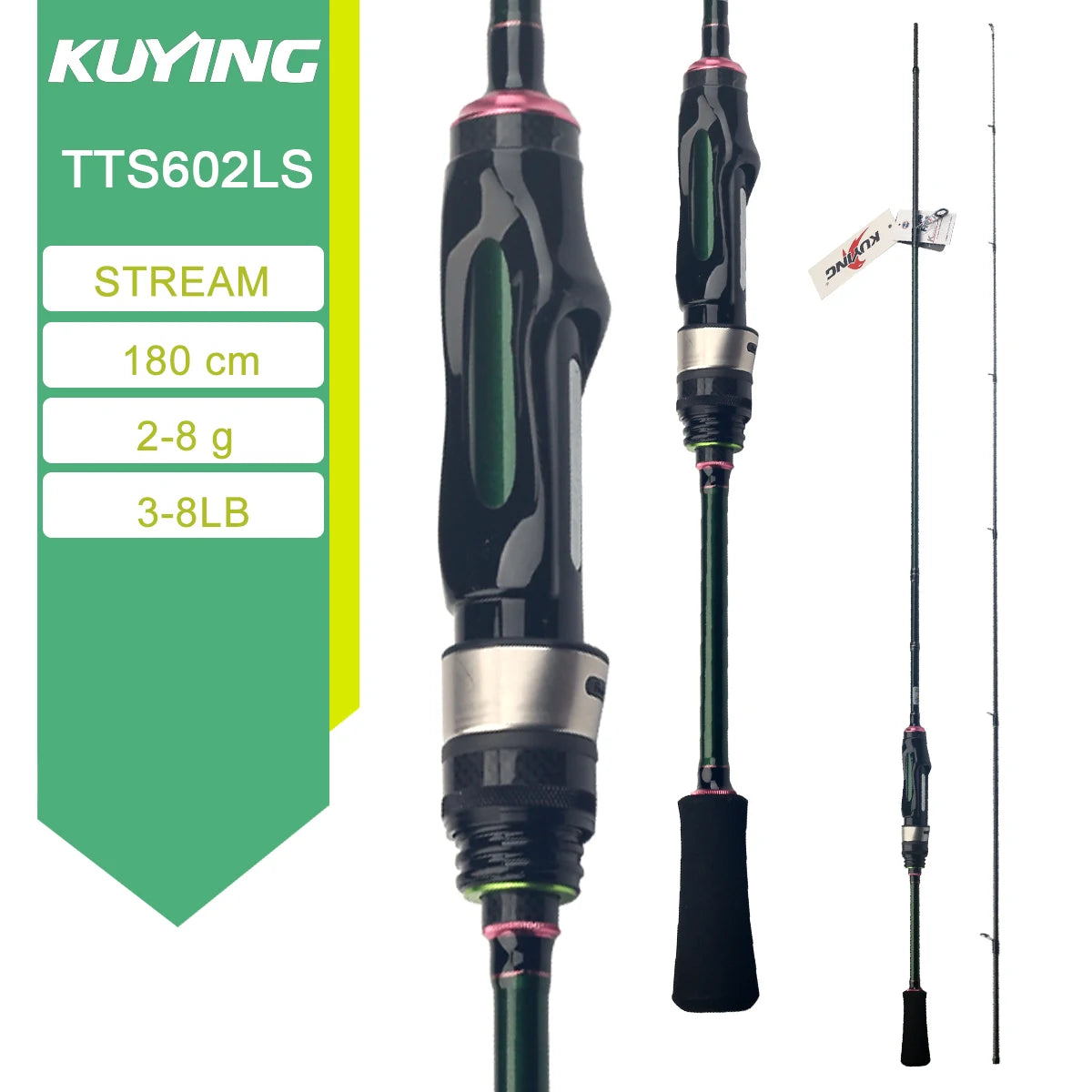 Kuying Teton Spinning Casting Rod For Lure Fishing Fuji Parts