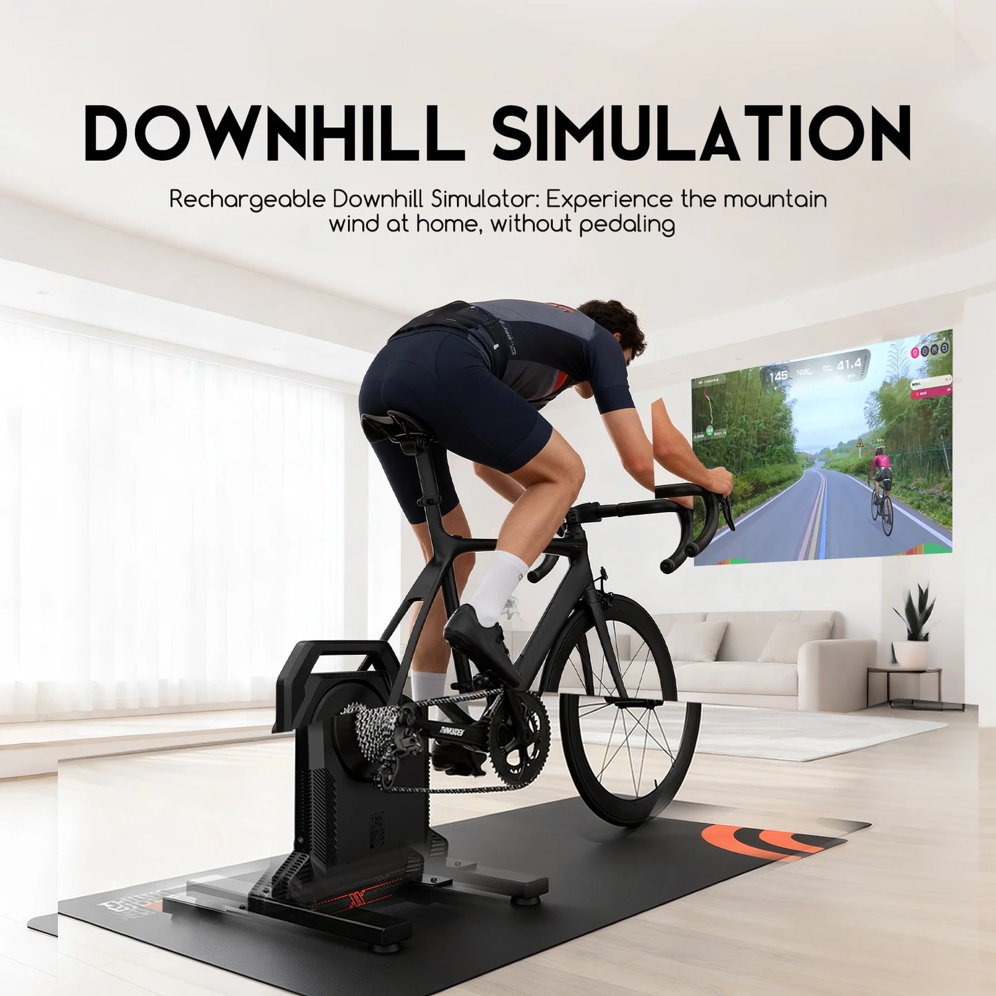 ThinkRider XXPRO Direct Drive Smart Bike Trainer 2500W Indoor
