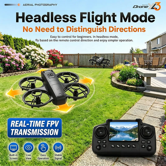 ZNLYRION YL3PK Mini Full Protective Drone With Dual Camera